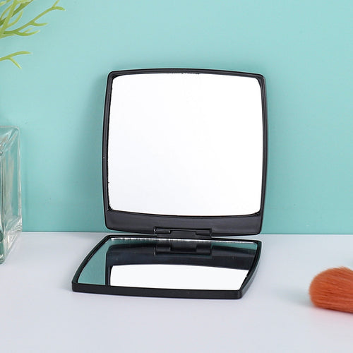 Compact Flip Makeup Mirror Portable Travel Design