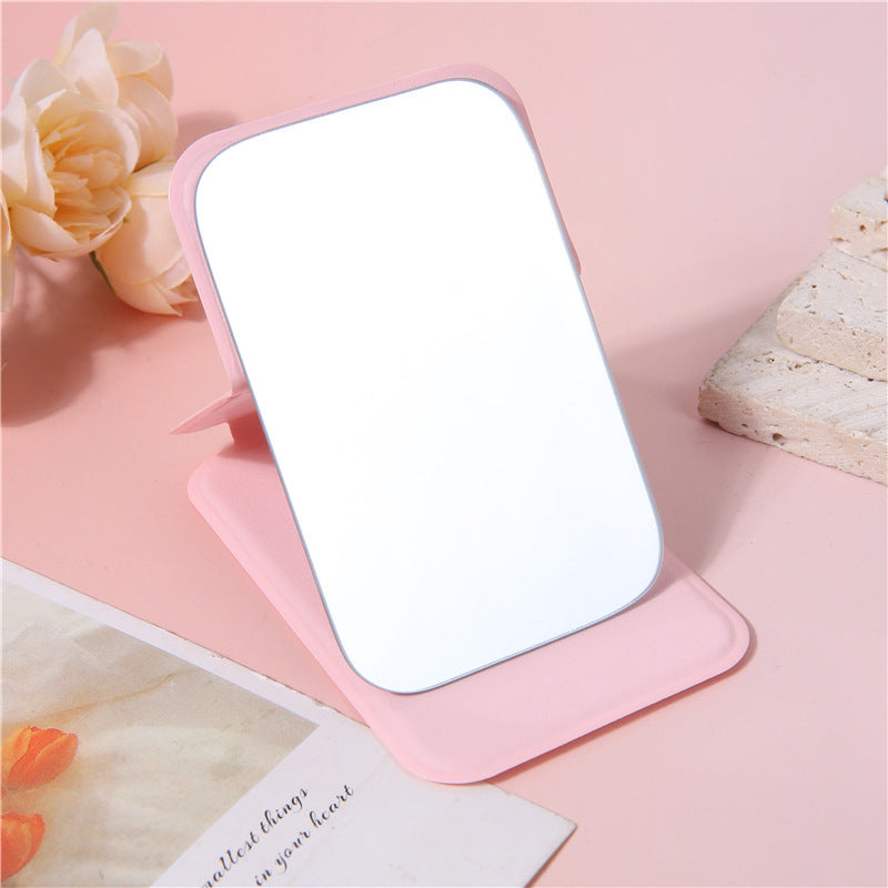 PU Leather Folding Makeup Mirror Portable Vanity