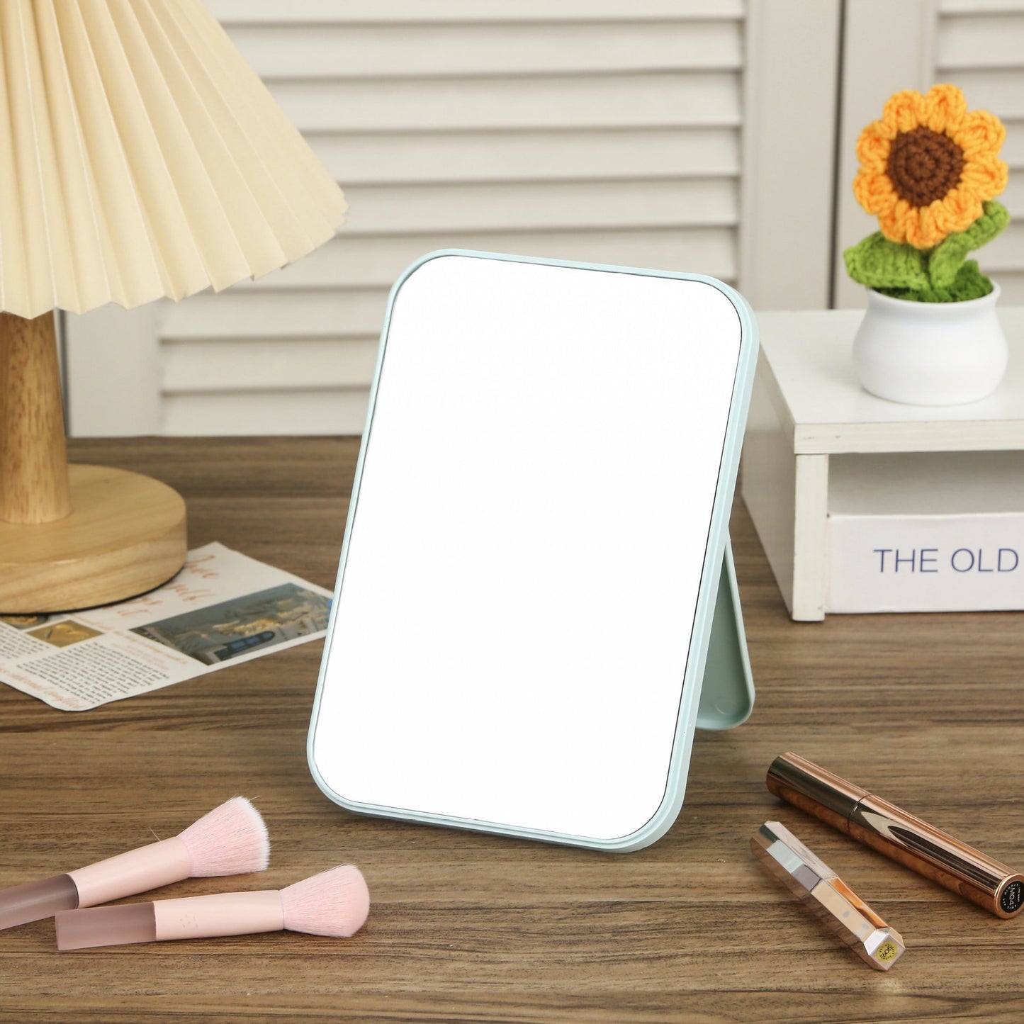 Foldable Square Makeup Mirror Portable Vanity