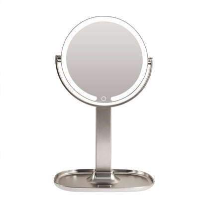 LED Makeup Mirror With Light And Storage
